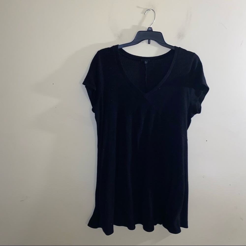 TORRID all black mini tshirt dress 3 - Picture 2 of 4
